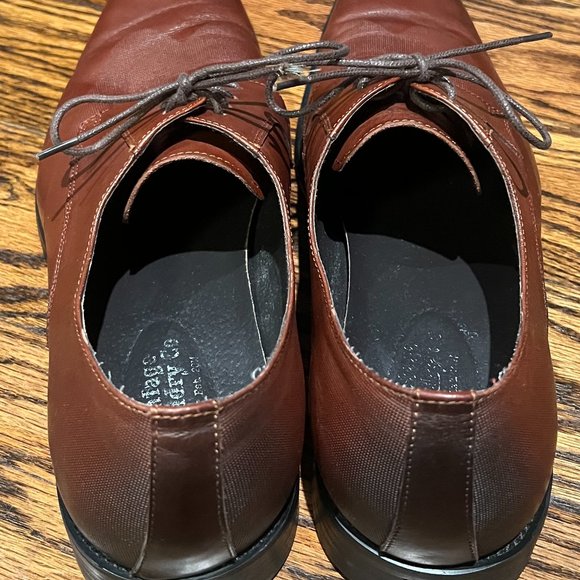 Vintage Foundry Cordovan/Ox Blood/Black Ombre Oxford Dress Shoes 13 - Picture 7 of 8